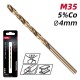 DELI τρυπάνι DH-MHZ040-E2 για μέταλλο, M35 HSS 5% κοβαλτίου, DIN 388, 4x75mm, κυλινδρικό