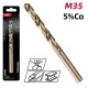 DELI τρυπάνι DH-MHZ100-E2 για μέταλλο, M35 HSS 5% κοβαλτίου, DIN 388, 10x133mm, κυλινδρικό