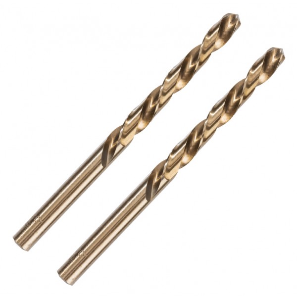 DELI σετ τρυπάνια DH-MHZ020-E2 για μέταλλο, M35 HSS 5% κοβαλτίου, DIN 388, 2x49mm, κυλινδρικό, 2τμχ - DELI