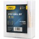 DELI σετ κωνικά τρυπάνια DH-JTZ0003-ED1 για μέταλλο, HSS 4241, 4-12/4-20/4-32mm, κυλινδρικό, 3τμχ