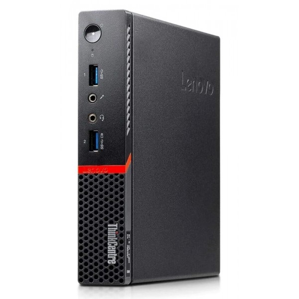 LENOVO PC ThinkCentre M700 Micro, Refurbished Grade A Repainted, i5-6400T, 8/128GB SSD, FreeDOS - Refurbished PC