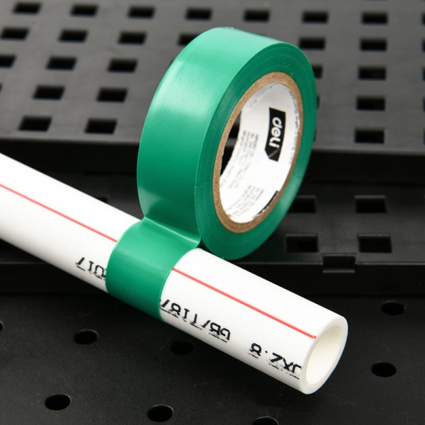 DELI μονωτική ταινία υψηλής αντοχής DL5266, 18mm x 9.15m, πράσινη - Ηλεκτρολογικός εξοπλισμός