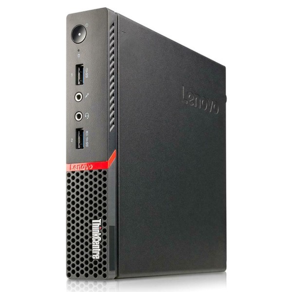 LENOVO PC ThinkCentre M900 Micro, Refurbished Grade A Repainted, i5-6400T, 16/256GB M.2, FreeDOS - Refurbished PC