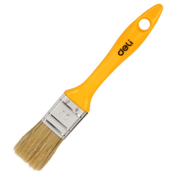 DELI πινέλο βαφής DL509133 με φυσικές τρίχες, πλαστική λαβή, 30mm - DELI