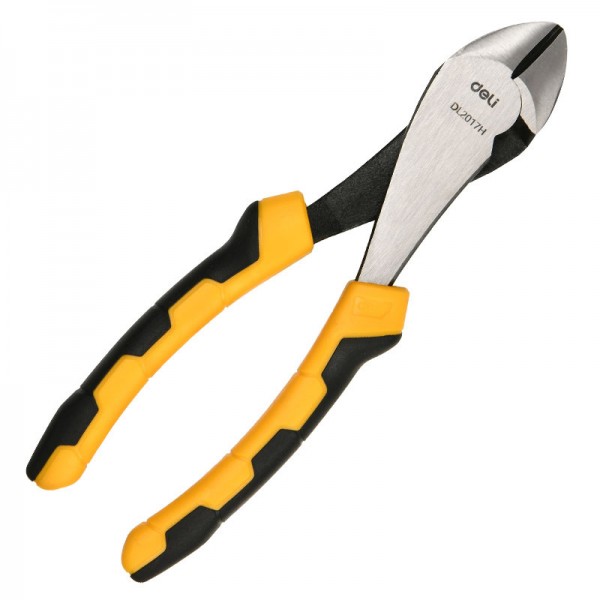 DELI πλαγιοκόφτης DL2017H με αντιολισθητικές λαβές, heavy duty, 180mm - Πένσες