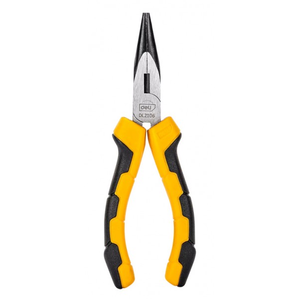 DELI μυτοτσίμπιδο ίσιο DL2106 με αντιολισθητικές λαβές, 160mm - Πένσες