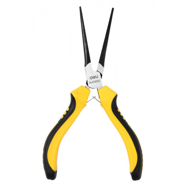 DELI μυτοτσίμπιδο ίσιο DL103202 με αντιολισθητικές λαβές, 150mm - Πένσες