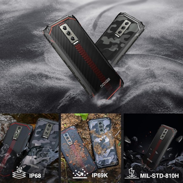 DOOGEE smartphone Blade 10, 6.56", 4/128GB, 5150mAh, IP68/IP69K, καμουφλάζ