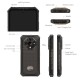 ULEFONE smartphone Armor X16, 6.56", 6/128GB, 10360mAh, IP68/IP69K/MIL-STD-810H, μαύρο