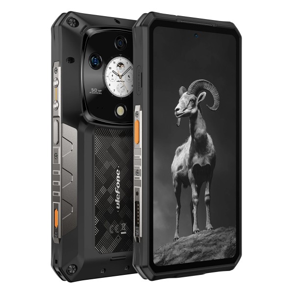 ULEFONE smartphone Armor 28 Pro, 6.67" & 1.04, 16/512GB, 5G, 10600mAh, IP68/IP69K/MIL-STD-810H, μαύρο - ULEFONE