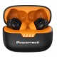 POWERTECH earphones με θήκη φόρτισης PT-1431, True Wireless, 40/400mAh, ANC & ENC, μαύρα
