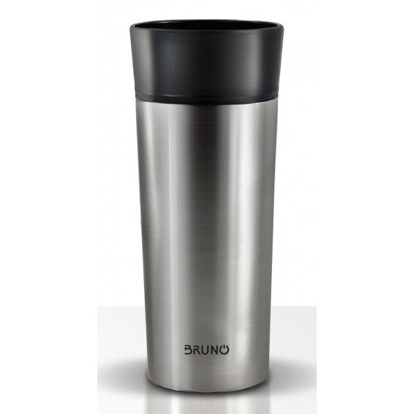BRUNO θερμός BRN-0068, εργονομικό καπάκι, anti-slip, 360ml, ασημί - BRUNO