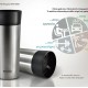 BRUNO θερμός BRN-0068, εργονομικό καπάκι, anti-slip, 360ml, ασημί