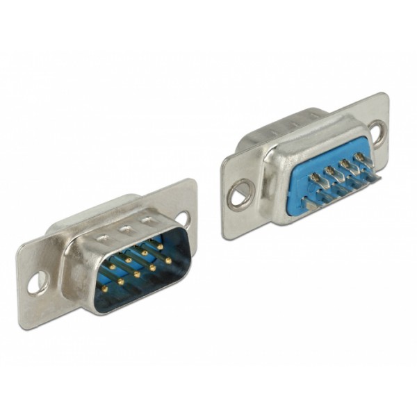 DELOCK Connector Σειριακής θύρας Sub-D9 με ακίδες, male - Σειριακά - Παράλληλα