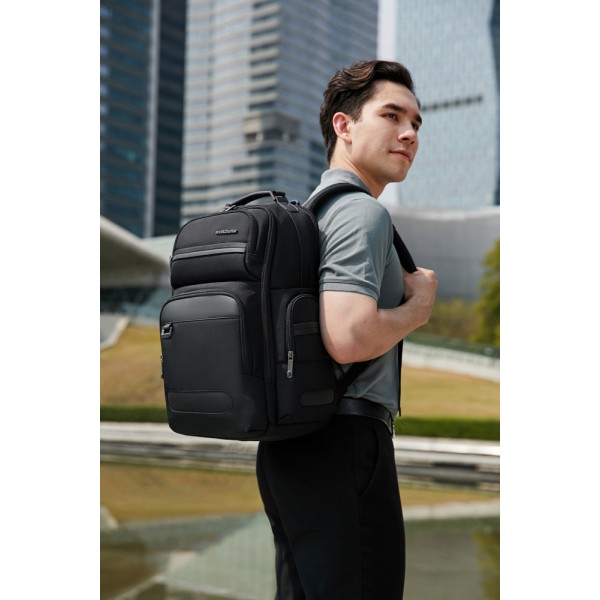 ARCTIC HUNTER τσάντα πλάτης B00492-1 με θήκη laptop 15.6", 22L, μαύρη - Τσάντες - Πορτοφόλια
