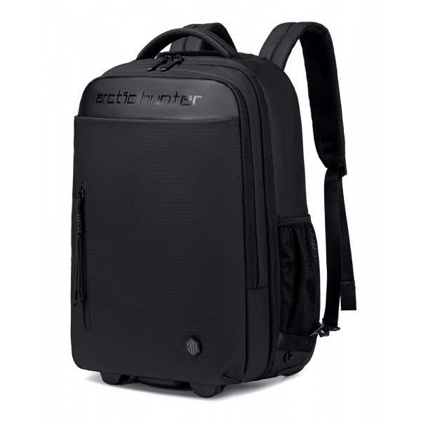 ARCTIC HUNTER τσάντα ταξιδίου LG1500165 με θήκη laptop 15.6", τροχήλατη, 27L, μαύρη - Τσάντες - Πορτοφόλια