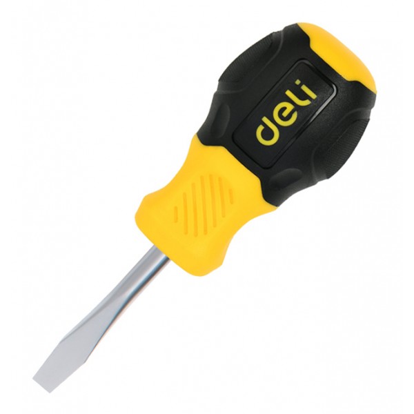 DELI κατσαβίδι ίσιο DL6360381N με αντιολισθητική λαβή, μαγνητικό, 6x38mm - Κατσαβίδια