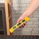 DELI αλφάδι DL290230 με 3 μάτια, πλαστικό, μαγνητικό, 23cm