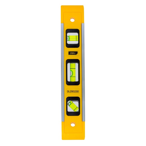 DELI αλφάδι DL290230 με 3 μάτια, πλαστικό, μαγνητικό, 23cm - Βοηθητικά Εργαλεία