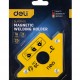 DELI μαγνητική γωνία συγκόλλησης DL-HDW25 με 45°/90°/135° γωνίες, 3", 11kg