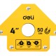 DELI μαγνητική γωνία συγκόλλησης DL-HDW50 με 45°/90°/135° γωνίες, 4", 22kg