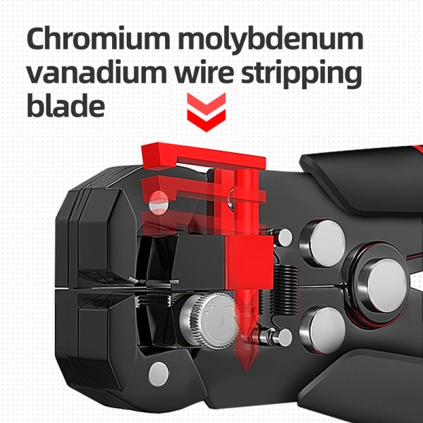 DELI αυτόματος απογυμνωτής καλωδίων DL2017, 0.2-6mm², 200mm - Πένσες