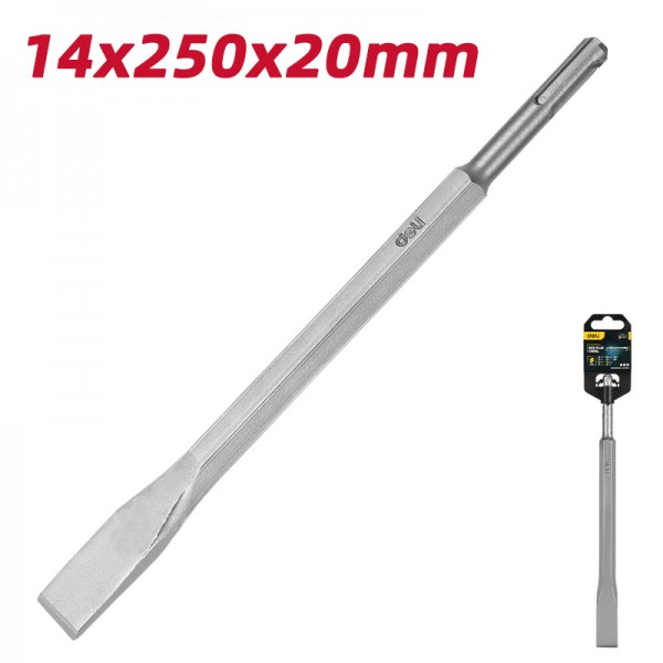 DELI καλέμι DH-YBZ20250-E1 για κρουστικό δράπανο, SDS Plus, 20mm, 250mm - Εργαλεία Χειρός