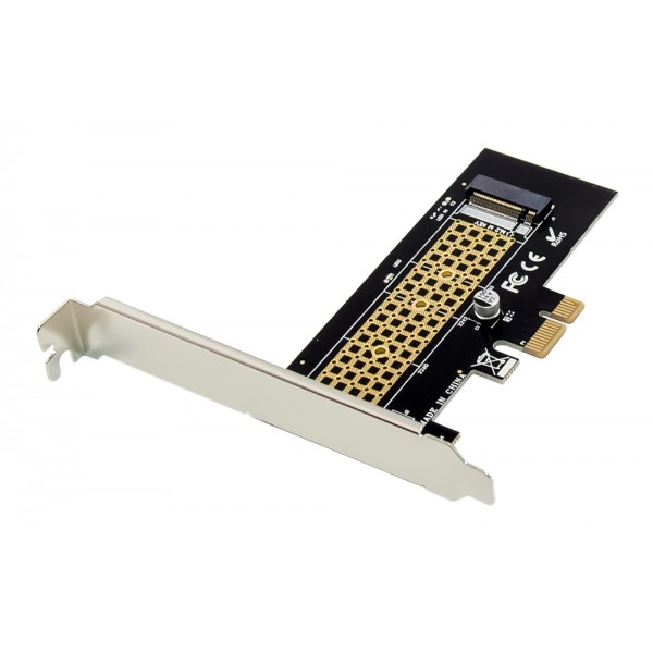 POWERTECH κάρτα επέκτασης PCIe σε M.2 M Key NVMe ST597 - Νέα & Ref PC