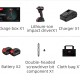 DELI παλμικό κατσαβίδι μπαταρίας DE-QZ20-1D2, Brushless, 20V, 2x 2Ah, 200N.m