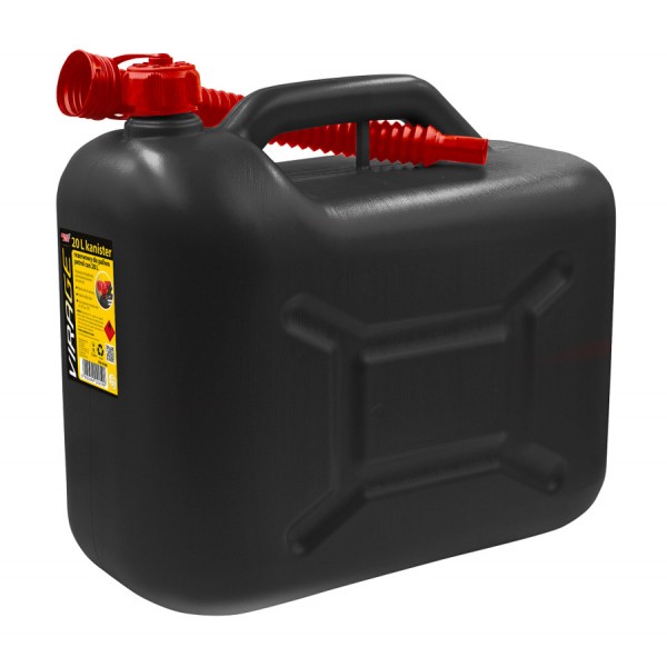 MOJE AUTO δοχείο καυσίμων 94-066 με σπιράλ, πλαστικό, 20lt, μαύρο - Αξεσουάρ Αυτοκινήτου
