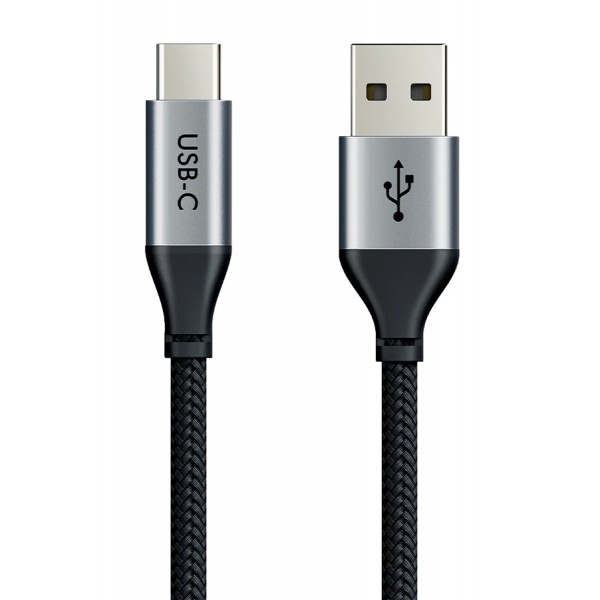 CABLETIME καλώδιο USB-C σε USB CT-C160-PU32-CMAMN1, 3A, 480Mbps, 0.25m, μαύρο - USB-C (Type-C)