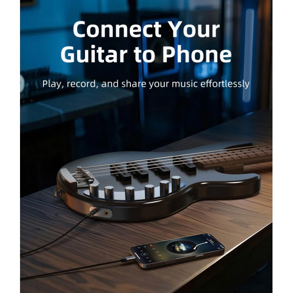 CABLETIME αντάπτορας ήχου 6.3mm σε 3.5mm CT-6M3F-AG, gold plated, γκρι