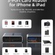 CABLETIME card reader CT-ACCD3-AG για SD & micro SD, USB 3.0, 5Gbps, γκρι