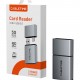 CABLETIME card reader CT-ACCD3-AG για SD & micro SD, USB 3.0, 5Gbps, γκρι