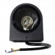 POWERTECH φωτιστικό τοίχου HLL-0187 για GU10 λάμπα, μεταλλικό, IP65, μαύρο