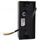 POWERTECH φωτιστικό τοίχου HLL-0188 για 2x GU10 λάμπες, μεταλλικό, IP65, μαύρο