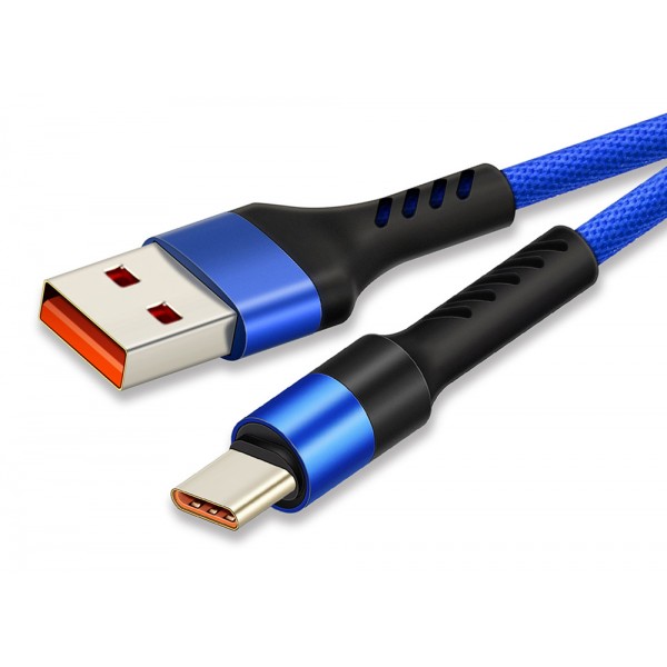 CABLETIME καλώδιο USB-C σε USB CT-C160-PU32-CMAM, 2.4A, 480Mbps, 1m, μπλε - USB-C (Type-C)