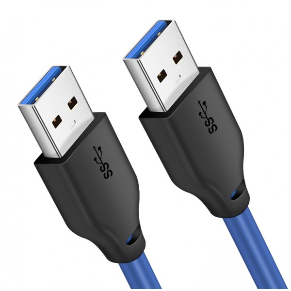 CABLETIME καλώδιο USB 3.0 CT-C160-U3-AMAM, 5Gbps, 1m, μπλε - USB