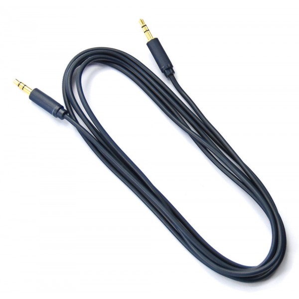 CABLETIME καλώδιο ήχου 3.5mm CT-AV301-H11G, gold plated, 1m, μπλε - Ήχος
