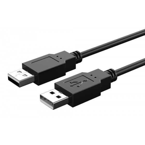 CABLETIME καλώδιο USB 2.0 C161-AMAM, 480Mbps, 0.5m, μαύρο - USB
