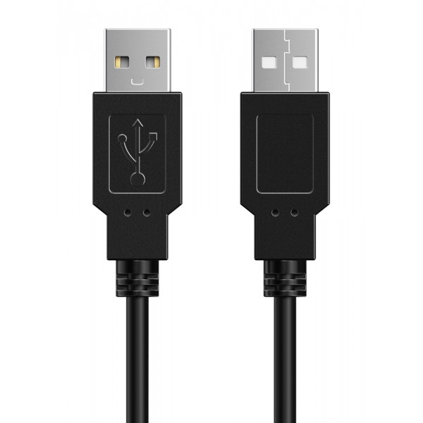 CABLETIME καλώδιο USB 2.0 C161-AMAM, 480Mbps, 0.5m, μαύρο - USB