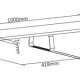 BRATECK επιτραπέζια βάση για 2x οθόνες/laptop STB-112, 13-32", έως 20kg, μαύρη