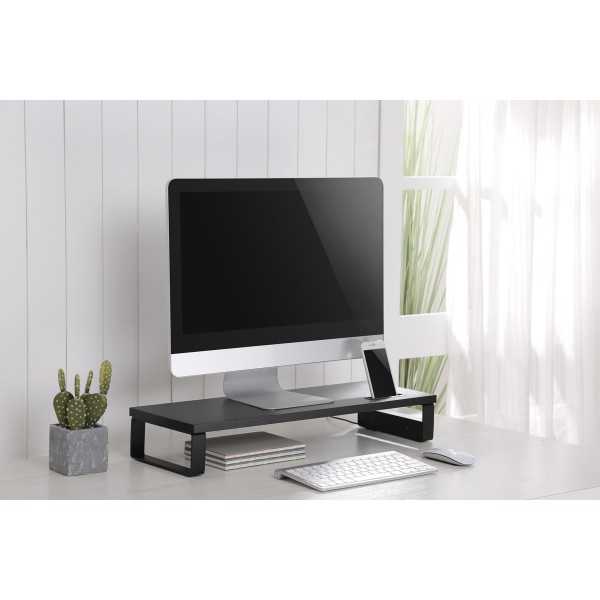 BRATECK επιτραπέζια βάση για οθόνη/laptop STB-118 με 3x USB θύρες, 17-32", έως 20kg, μαύρη - Βάσεις TV - Projectors - PC