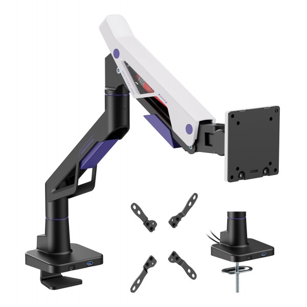 BRATECK gaming βάση γραφείου οθόνης LDT95-C012UC, 24-57", έως 30kg, heavy duty - Βάσεις TV - Projectors - PC