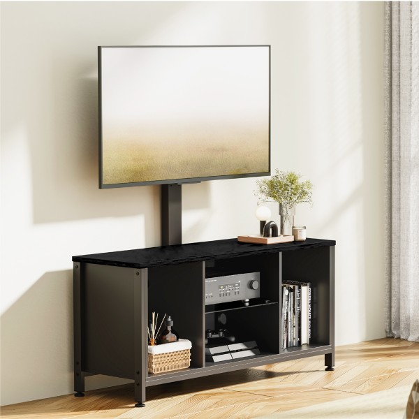 BRATECK έπιπλο τηλεόρασης με βάση WP2006ST-BK, 37-75", 115x38x131.3cm, μαύρο - Βάσεις TV - Projectors - PC