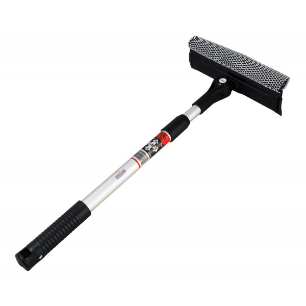 HEYNER καθαριστής τζαμιών 407300, τηλεσκοπικός έως 80cm, ασημί/μαύρος - Αξεσουάρ Αυτοκινήτου
