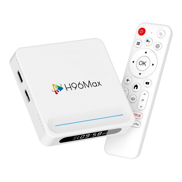 H96 MAX TV Box H618 Plus, 8K, 4/32GB, WiFi 6, Bluetooth, Android 14 - Εικόνα & Ήχος