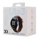 MIBRO smartwatch Lite 3 με 2x λουράκια, heart rate, 1.3" AMOLED, 2 ATM, γκρι/καφέ