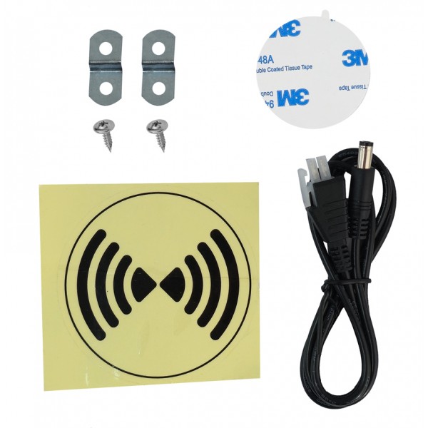 BRATECK ασύρματος φορτιστής για ηλεκτρικό γραφείο S08-22DSWW, μαύρος - Εξοπλισμός γραφείου