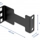 DELOCK αντάπτορας επέκτασης βάθους για rack 67272, έως 10cm, 1U, μαύρο